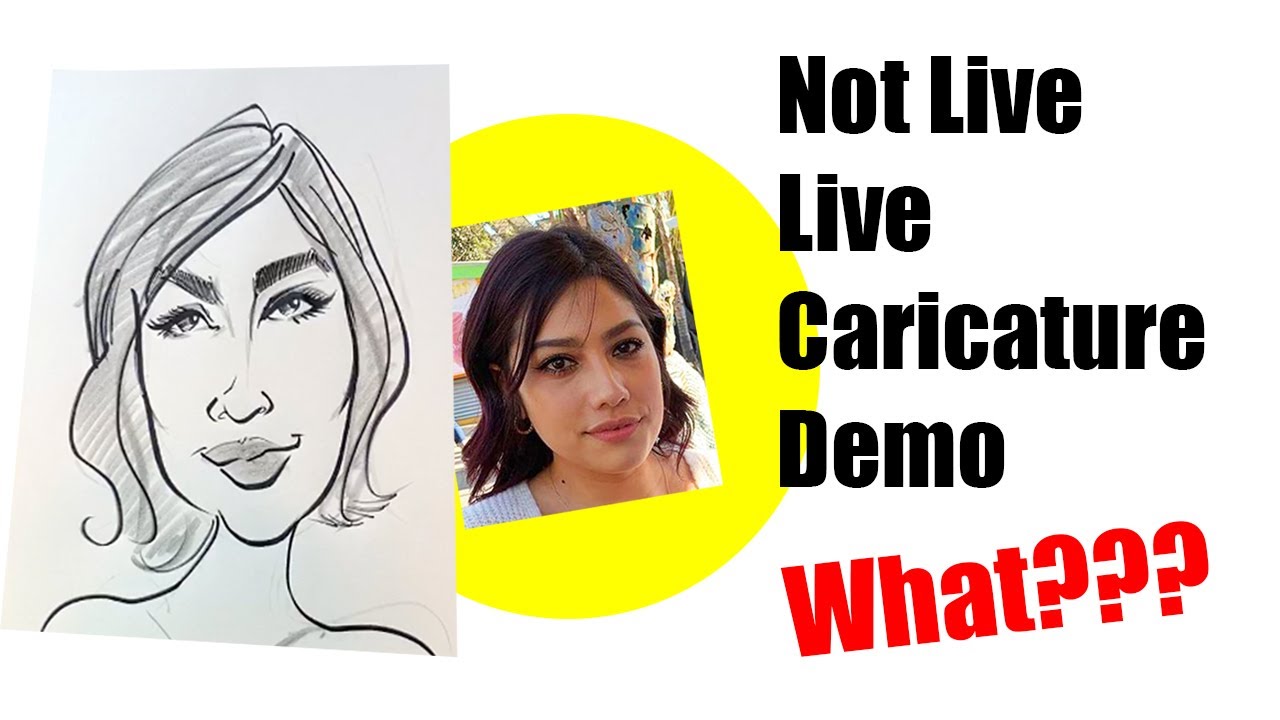 Not Live Live Caricature Demonstration,What?!??!