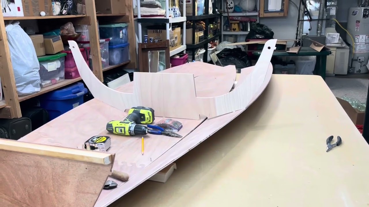 P. T. SPEAR - THIRD BOAT BUILD - EPISODE #4  PLANKING