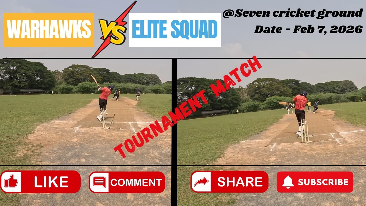 Must win tournament match || Warhawks vs Elite Squad || Seven ground || February 7, 2026