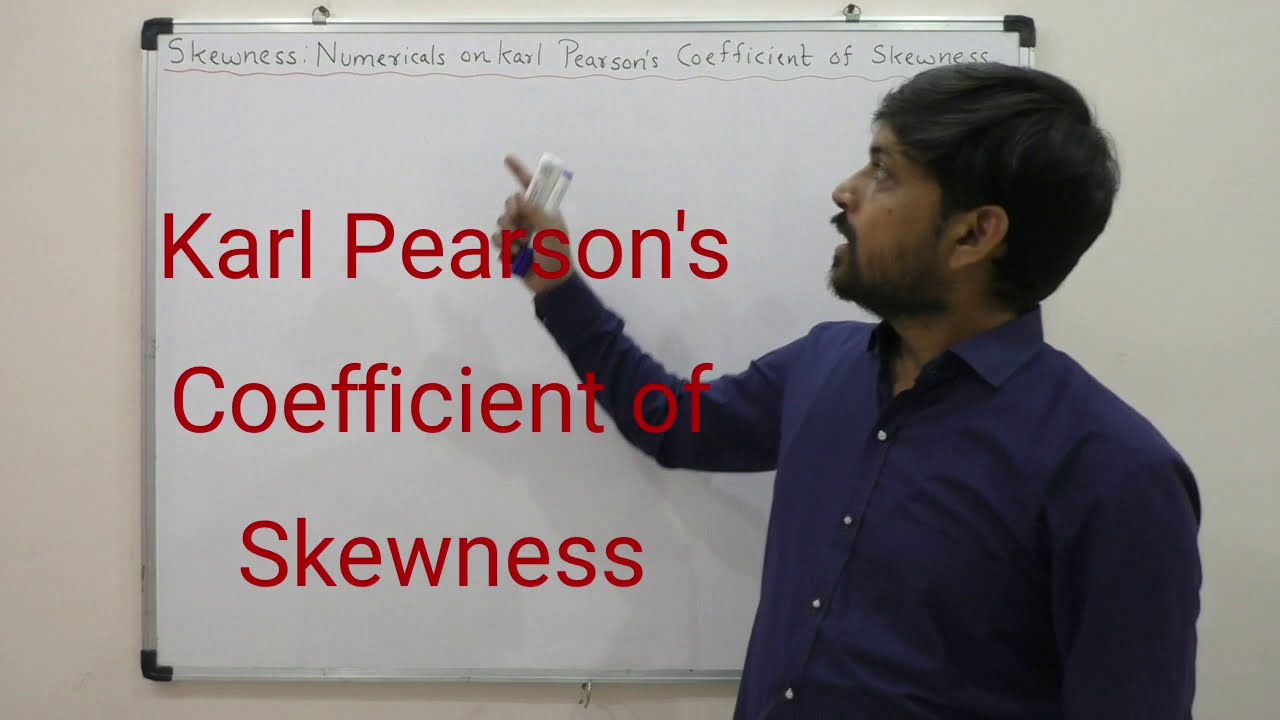 Karl Pearson Coefficient of Skewness | Discrete and Continuous Series | By Gourav Manjrekar