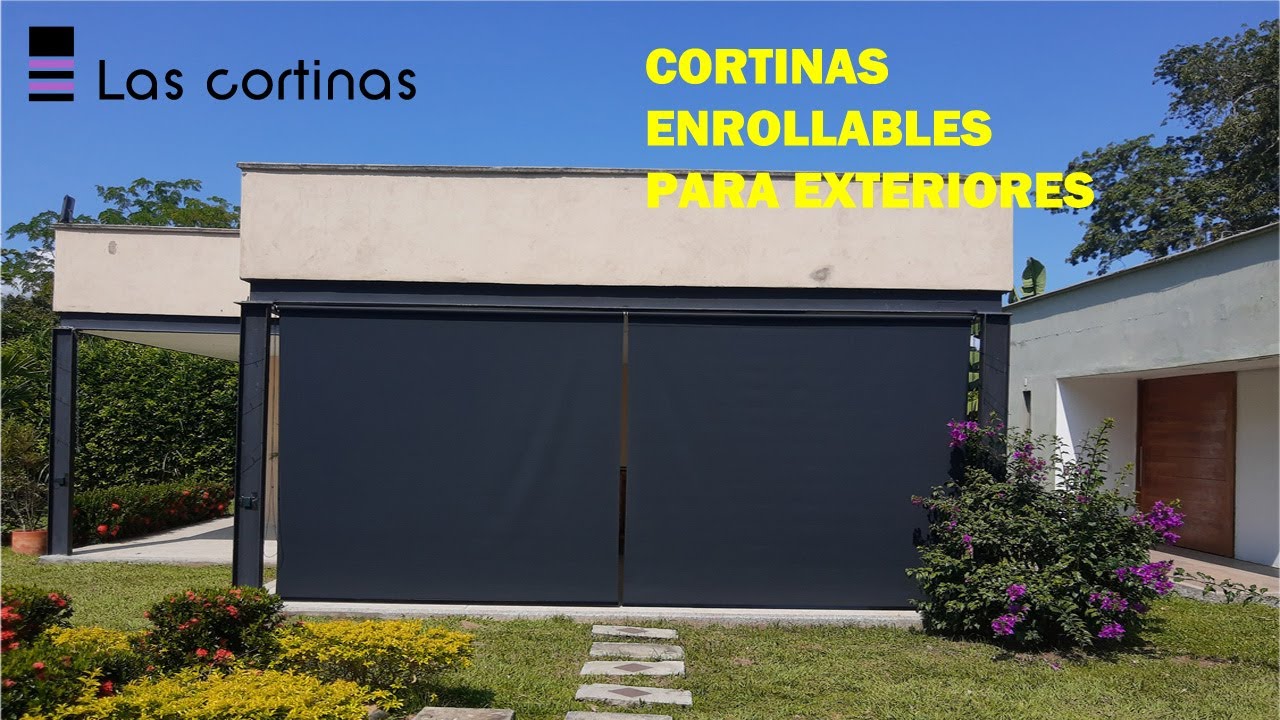 CORTINAS ENROLLABLES PARA EXTERIORES