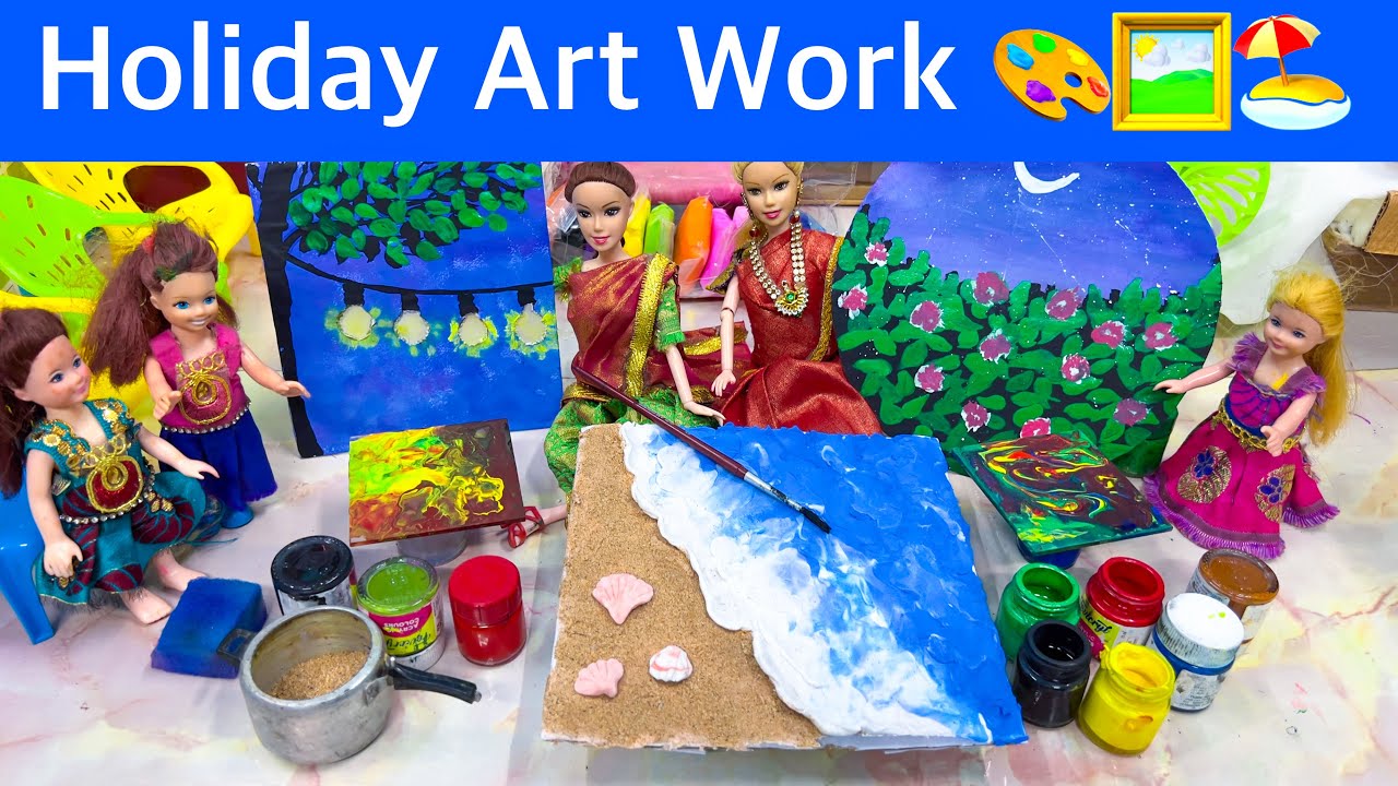 Experience the Magic of Super Artwork in வசந்த காலம் Episode- 230 | Barbie Videos in Tamil