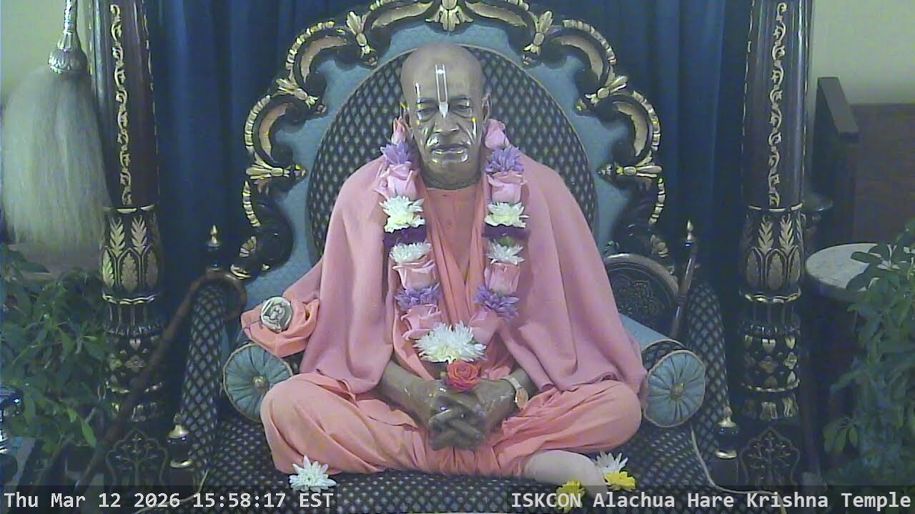 LIVE Broadcast - ISKCON Alachua Hare Krishna Temple