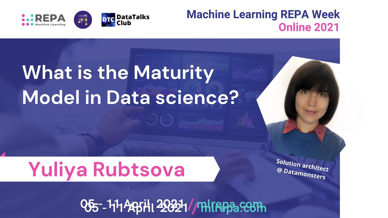 What is the Maturity Model in Data science?, Yuliya Rubtsova