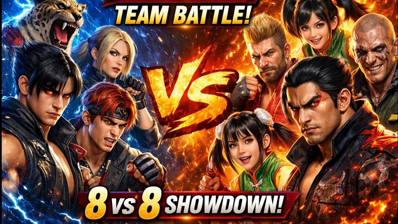 Team Battle: 8 vs 8 Showdown 