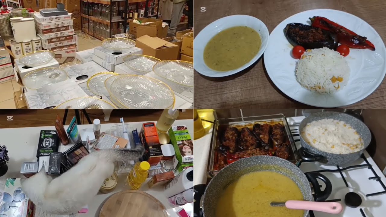 Gratis alışverişi 🛍️ züccaciye turu 🍽️ pratik yemek 🍜#reklam