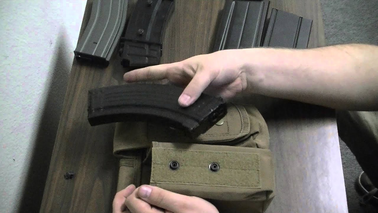 Airsoft GI Uncut - Compatibility Check with Harrison - Condor Dual AK Magazine Pouch