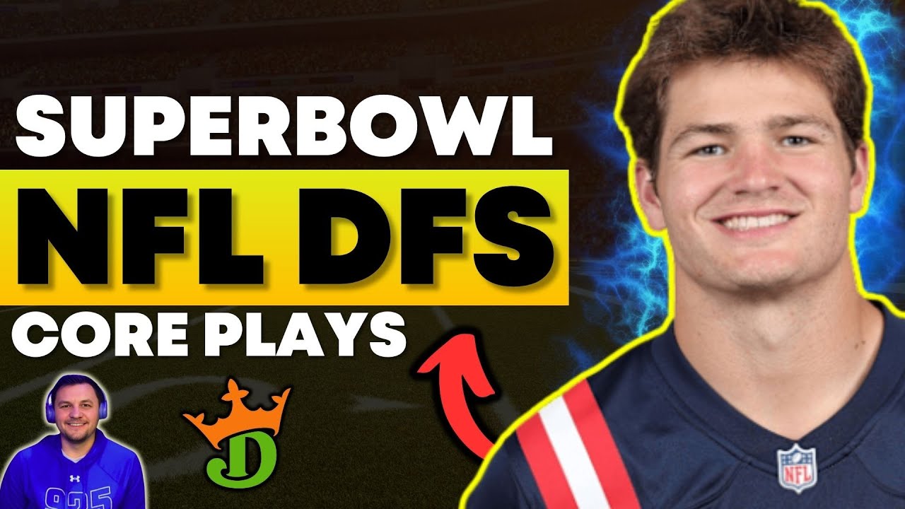 NFL DFS SUPERBOWL: Top Plays and Winning Lineup Process DRAFTKINGS SEAHAWKS vs PATRIOTS