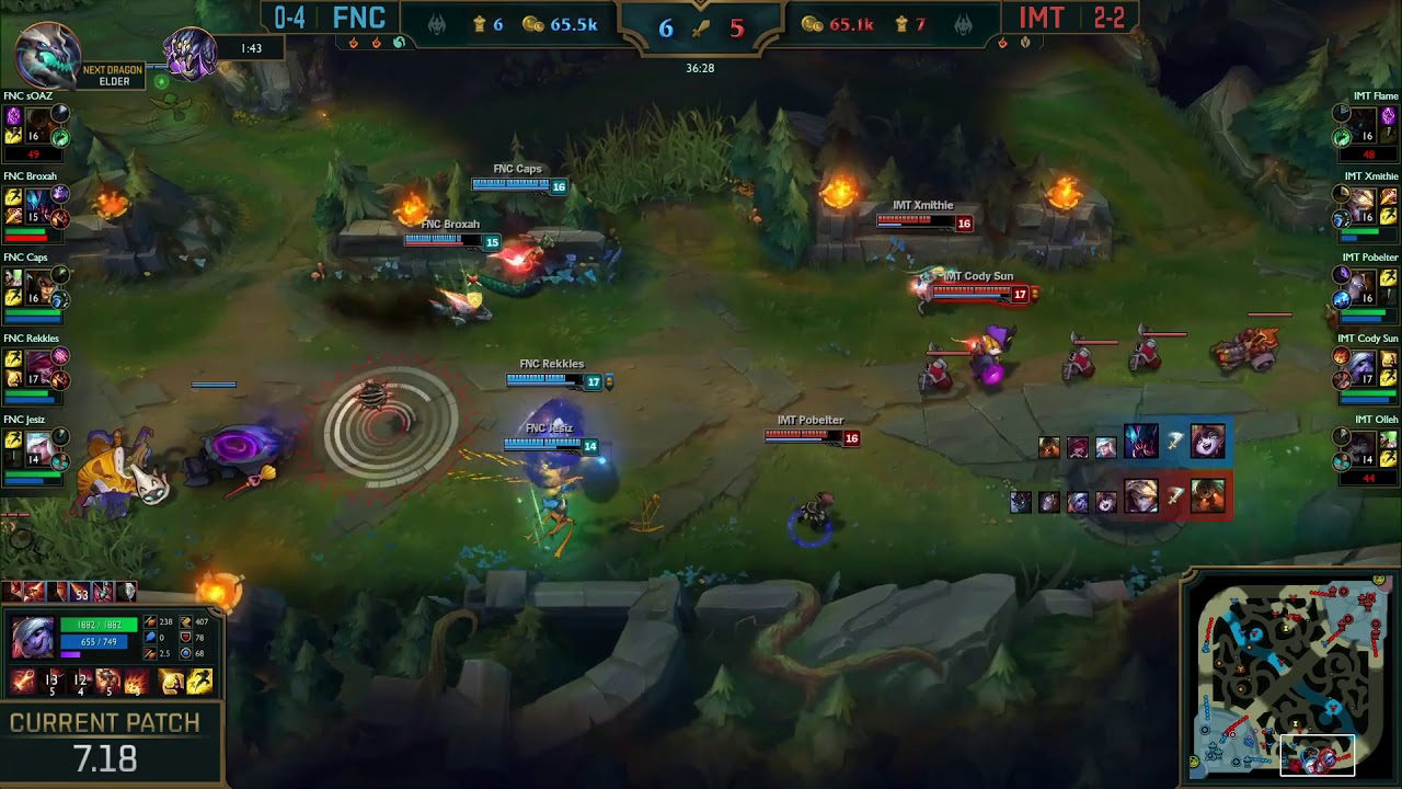 Worlds 2017 Championship - FNC Vs. IMT - Cody Sun LOSES HIS MIND