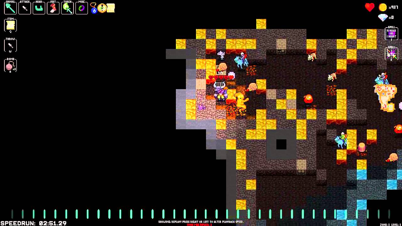 Crypt of the Necrodancer - Coda Speedrun - 4:05.72