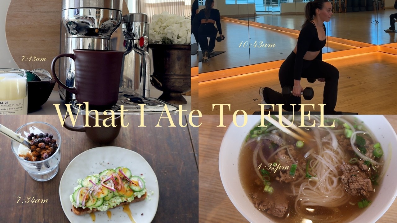 Fitness Trainer: What I Eat in a Day | High-Protein Recipes + In-Depth Push Day Workout 🍯🥑☕️🥚🫐