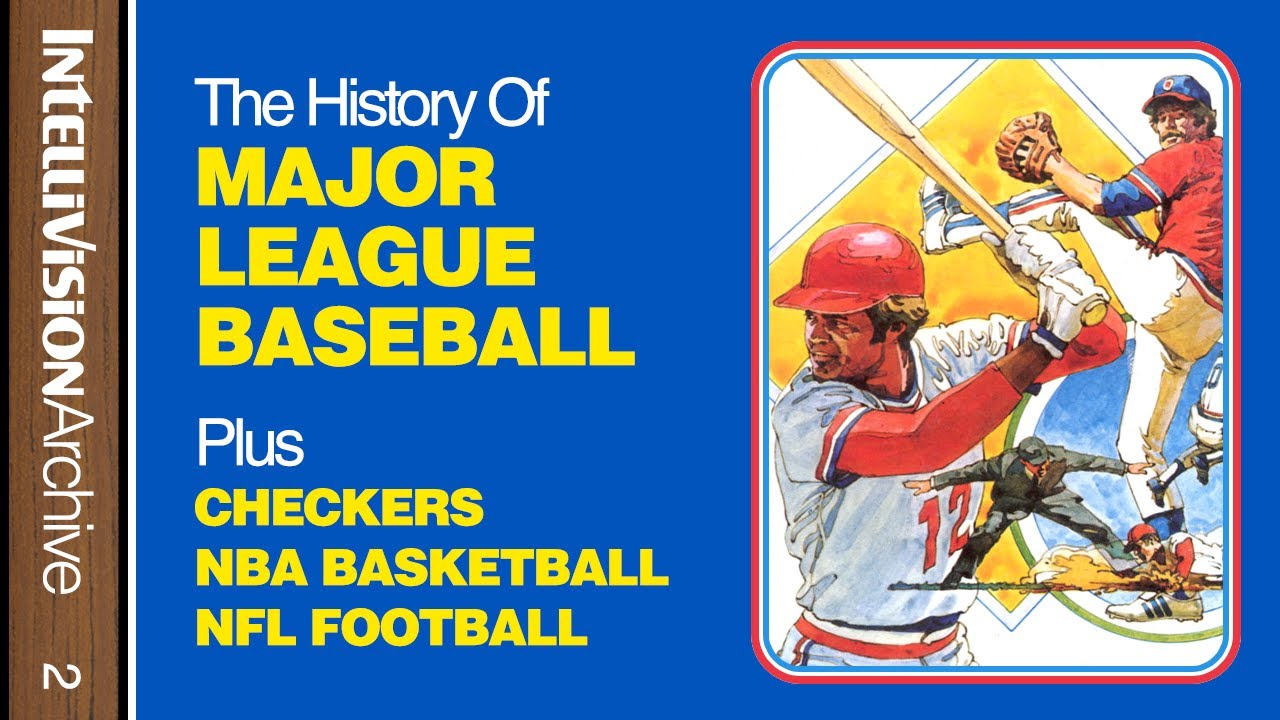 Major League Baseball, Checkers, NBA Basketball, NFL Football: Intellivision Archive 2