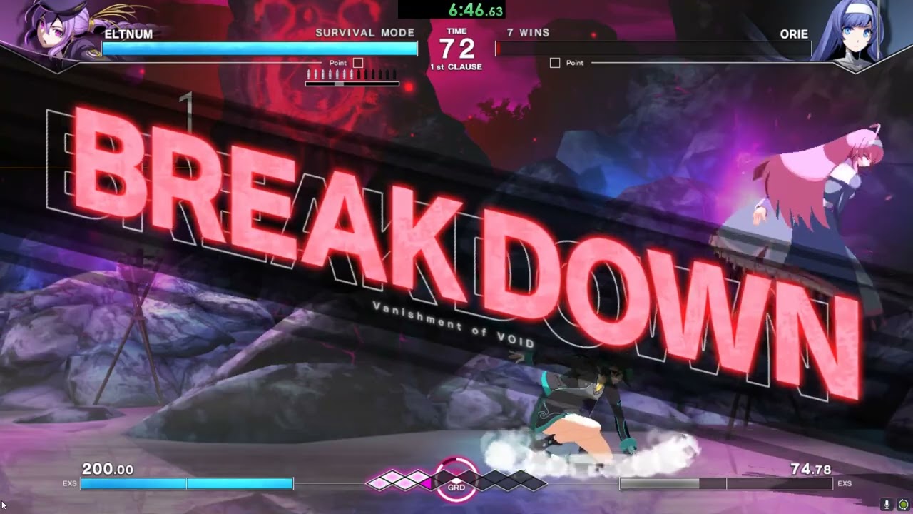 Under Night In-Birth II Sys:Celes - PC - Survival - Eltnum (30:11.54)