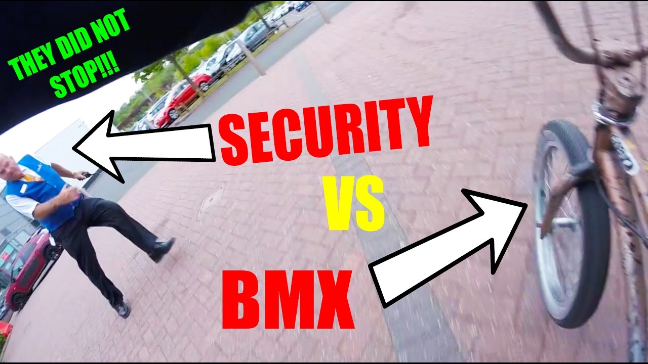 INSANE SECURITY CHASE ON BMX BIKE! *ESCAPE*