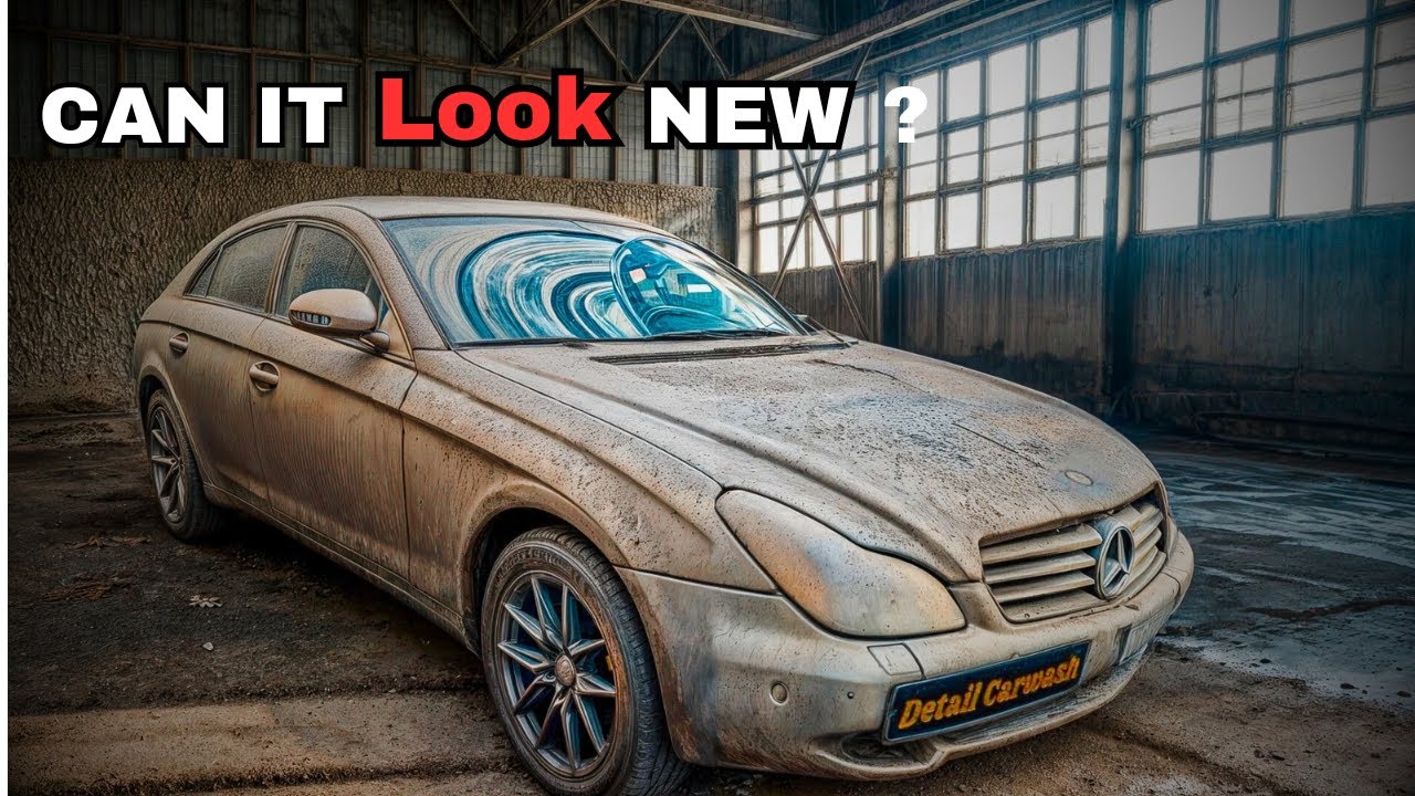 Restoring the worst black Mercedes-Benz I've ever seen! | ABANDONED CLS 350