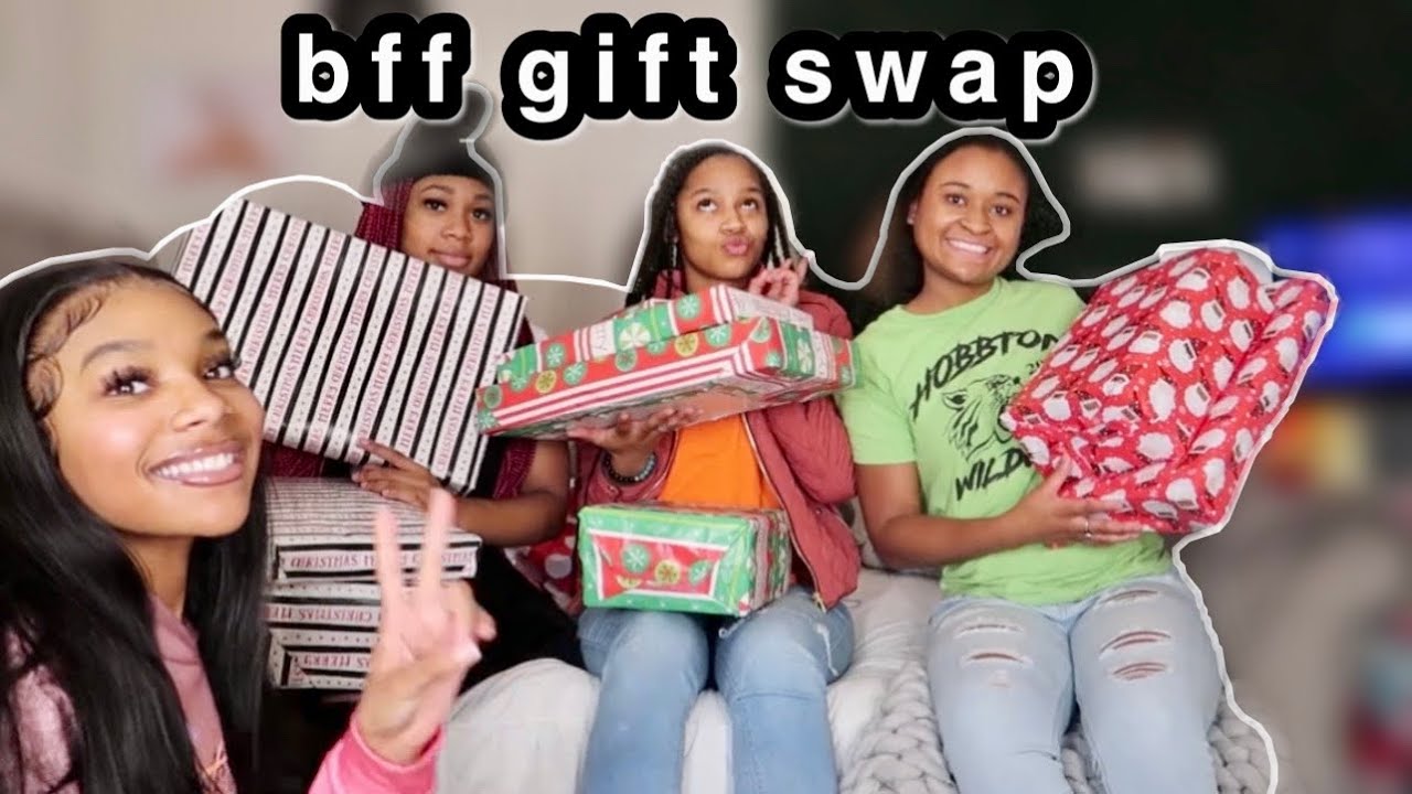 CHRISTMAS GIFT SWAP WITH MY BESTFRIENDS *what my best friends got me*