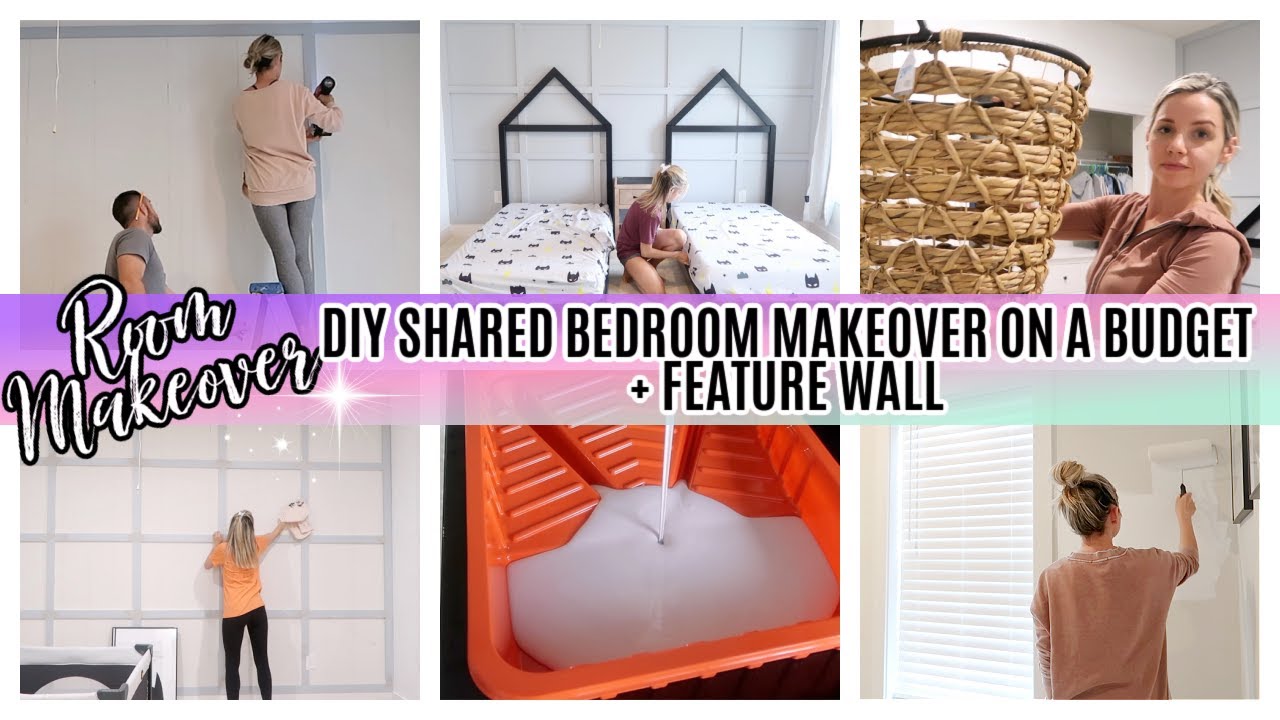 *NEW* DIY SMALL BEDROOM MAKEOVER ON A BUDGET + DIY FEATURE WALL +  TIFFANI BEASTON HOMEMAKING 2021