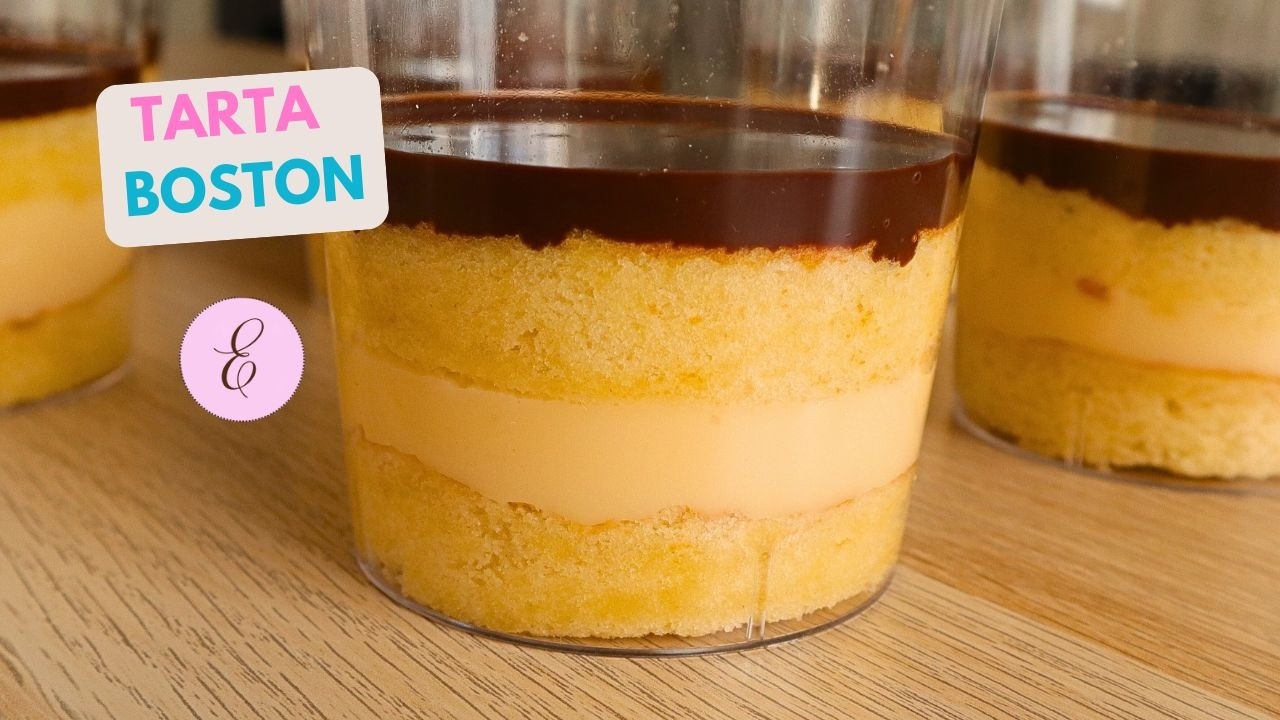 Postre en vaso de Tarta Boston | 5 de 6 Postres diferentes | La Dulce Eva