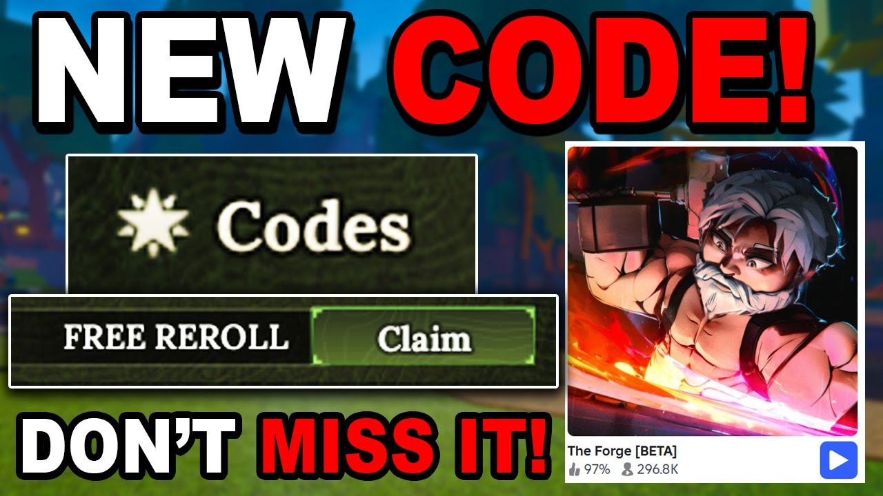 НОВЫЙ КОД ОБНОВЛЕНИЯ в The Forge Roblox! (Как активировать коды)