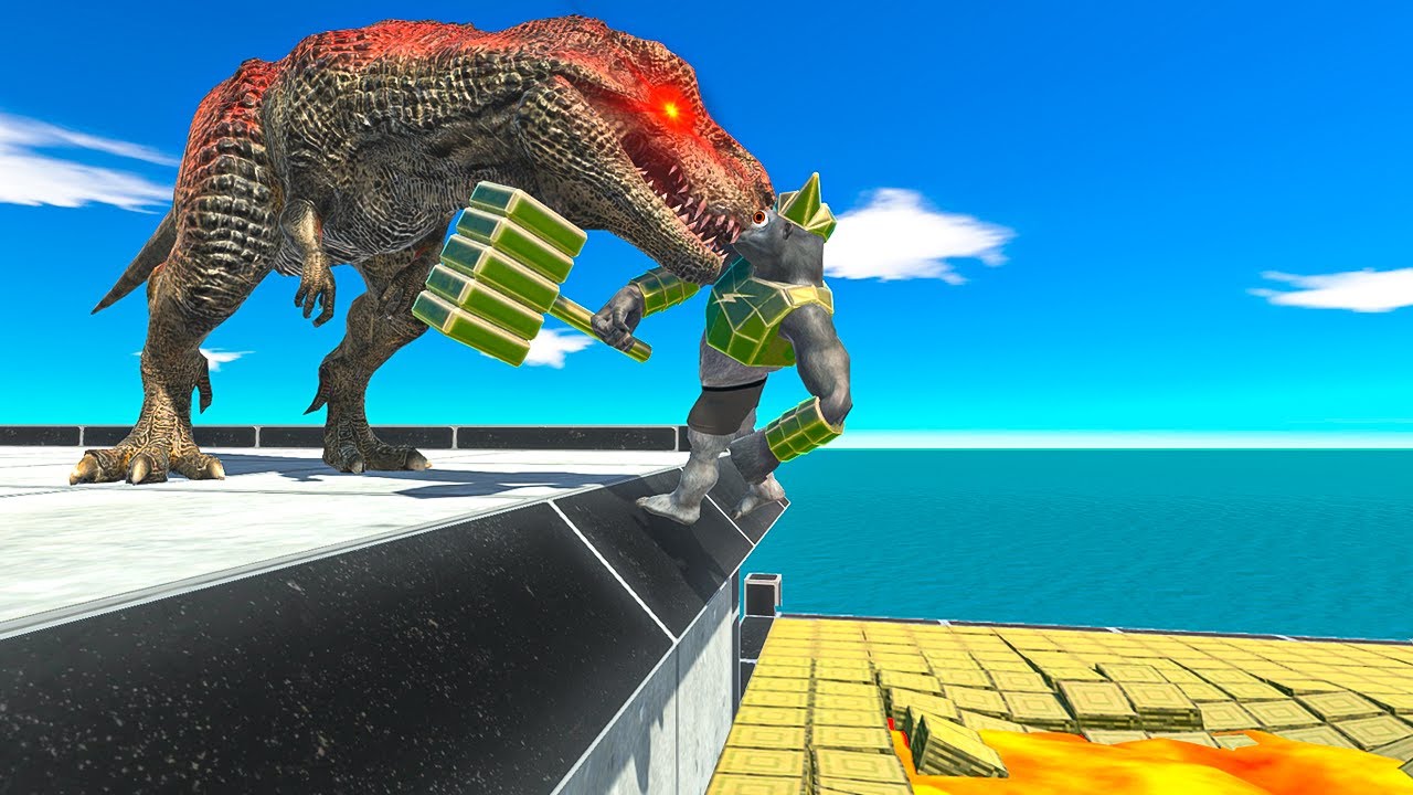 GHOR HAMMER vs. UNITS in the LAVA ARENA - Animal Revolt Battle Simulator