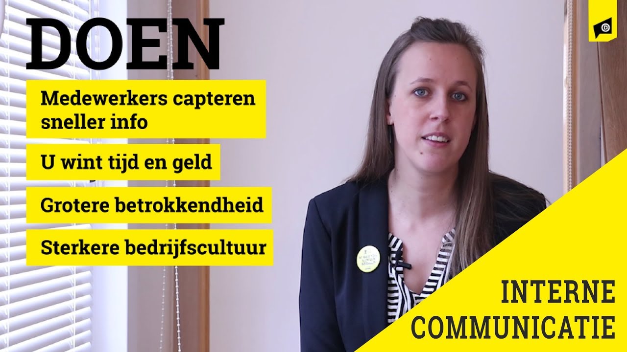 De kracht van video binnen uw interne communicatie