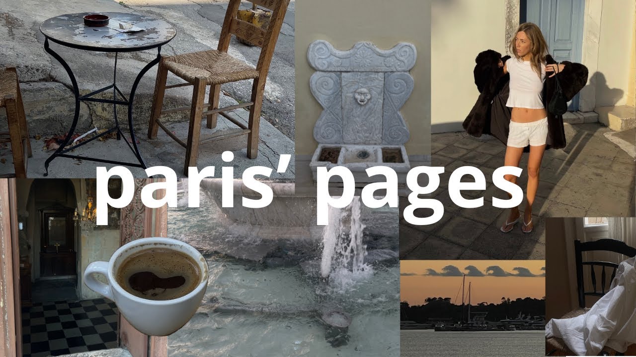 cozy and silent paris days | ft. athens in november; a coffee diary  