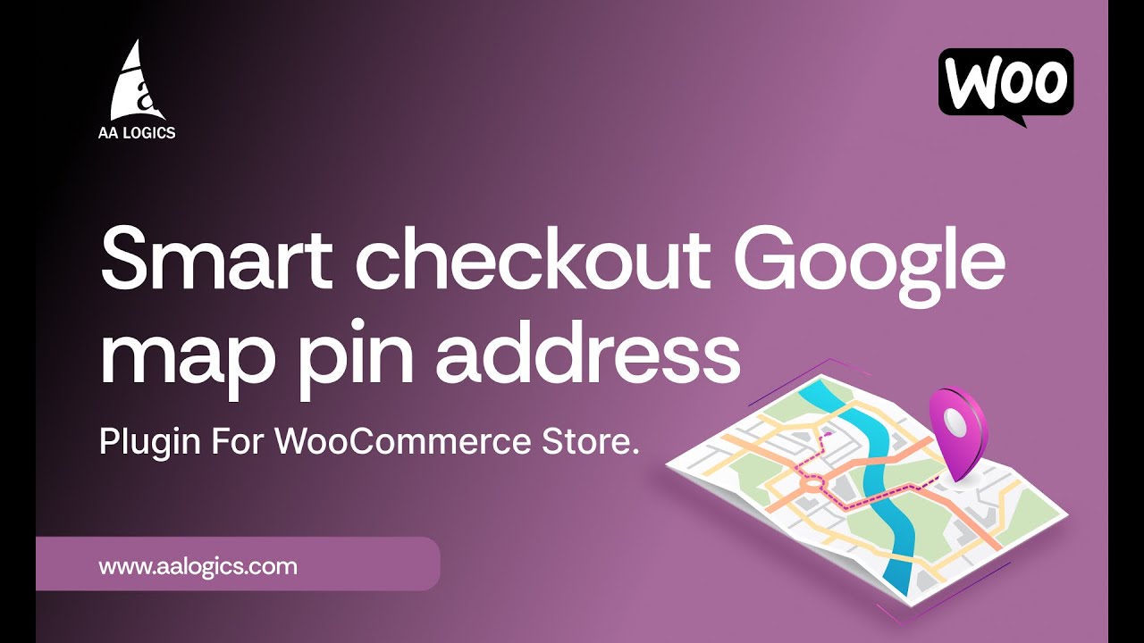 Google Map Pin Address For Woocommerce