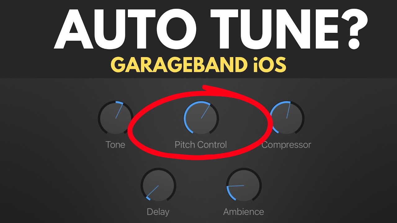 AutoTune in GarageBand iOS?