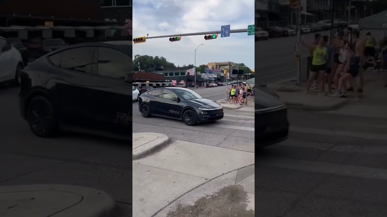 Tesla Robotaxi Spotted in Austin! First Look at Autonomous Driving in Action | June 2025