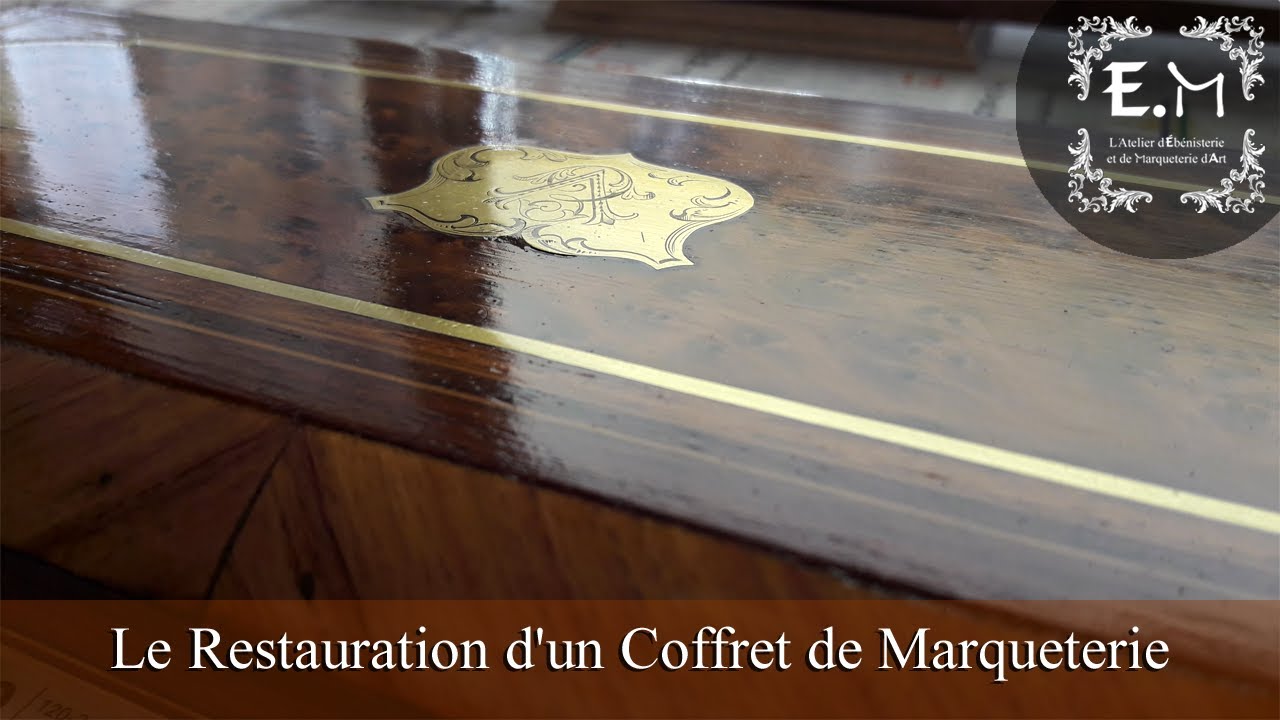 La Restauration d'un Coffret de marqueterie