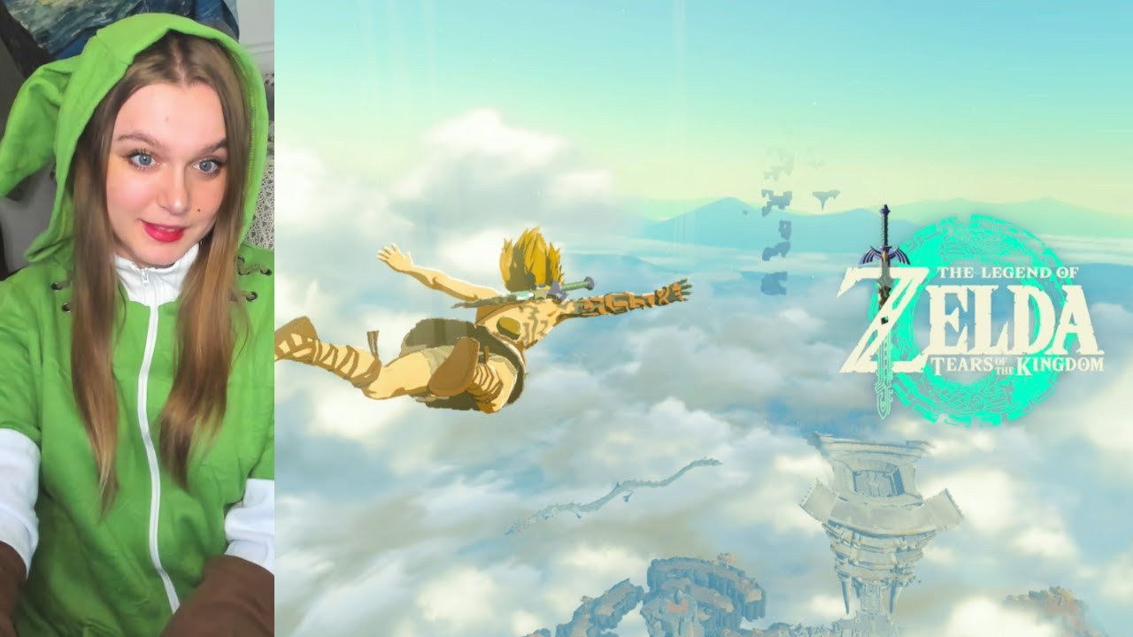 as Link playing Legend of Zelda: Tears of the Kingdom | Switch 2 Edition