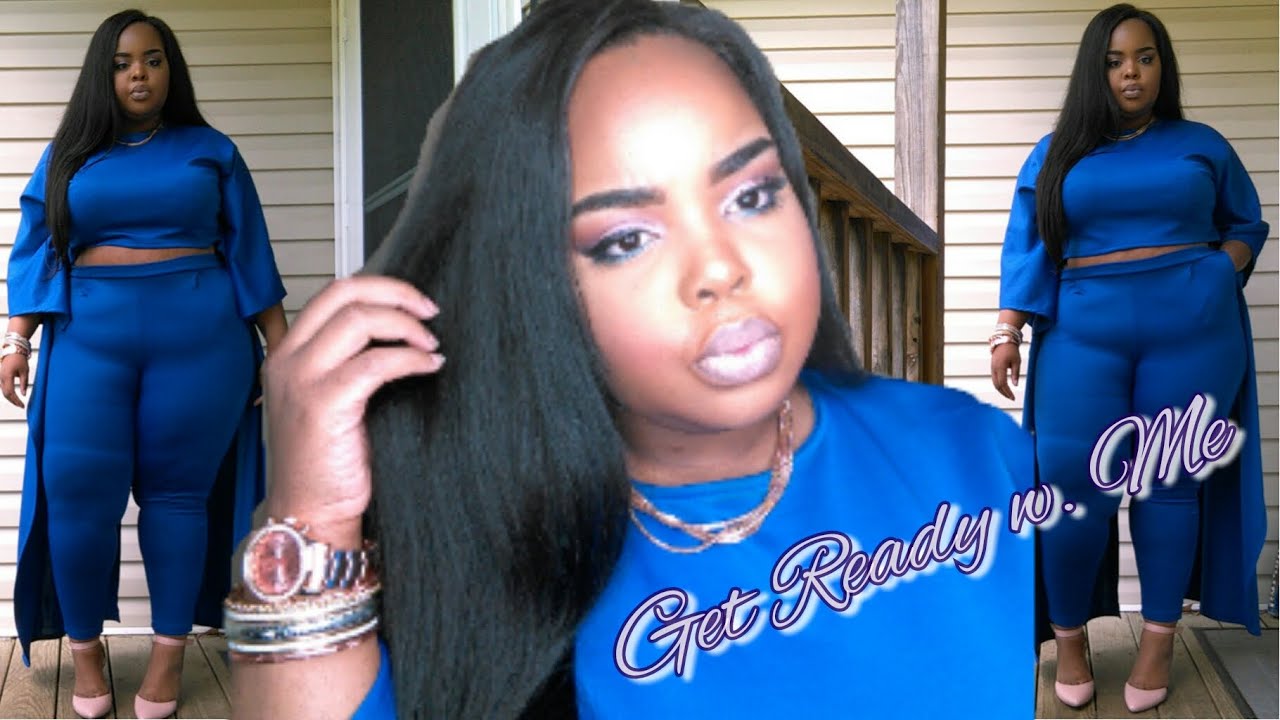 Get Ready w. Me | Fierce Cropped Pant-Suit | Mother's Day Brunch | Plus Size