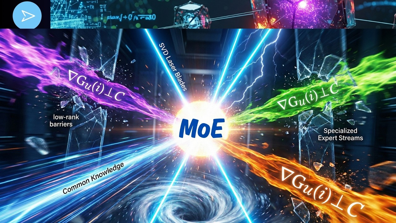 Новая комбинация экспертных методов MoE: спектральное разложение в ортогональных подпространствах.