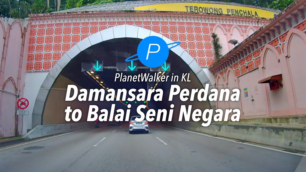 Driving from Damansara Perdana to Balai Seni Negara via the Penchala Tunnel
