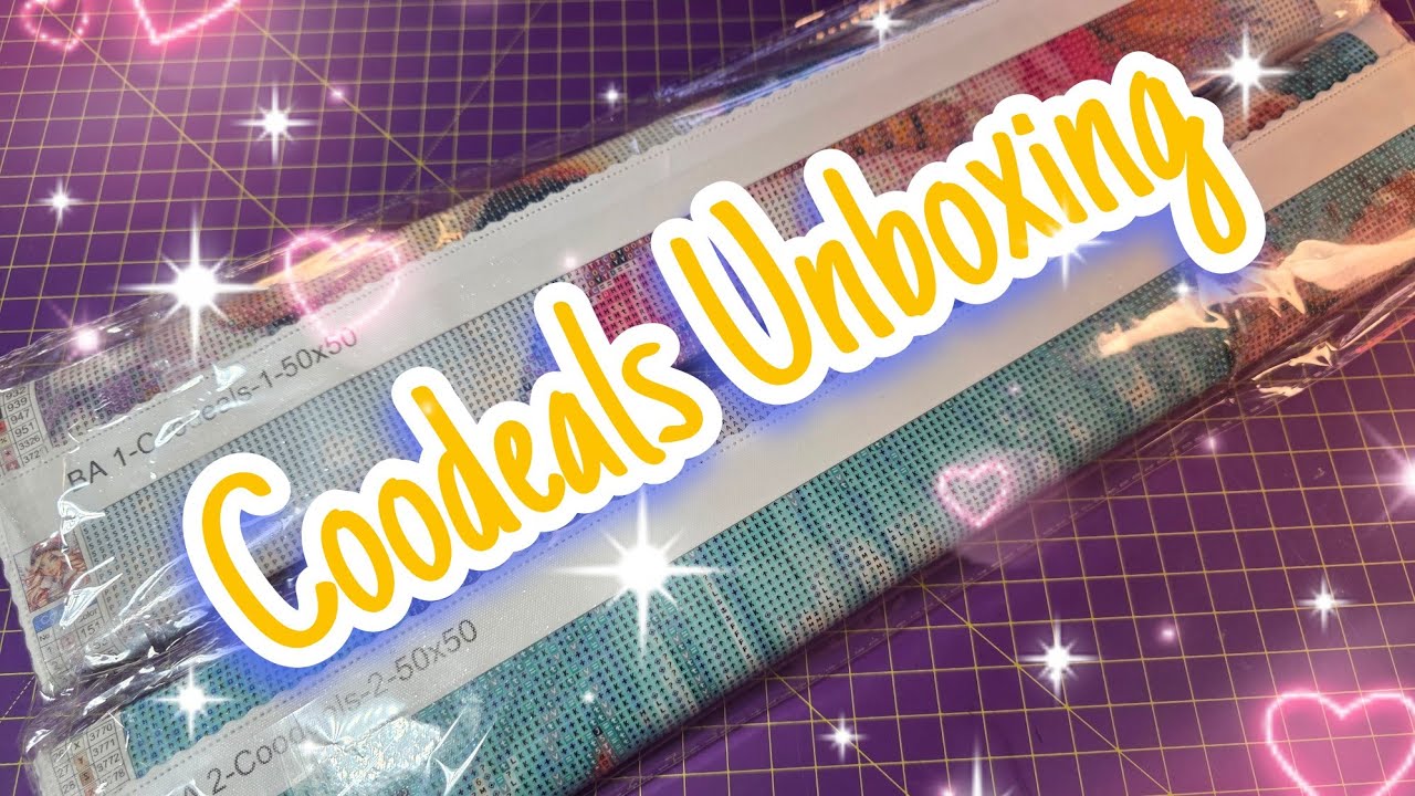 HAUL/UNBOXING Coodeals ! Eins meiner eigenen Motive ! ❤️ @coodealsdiamondpainting 