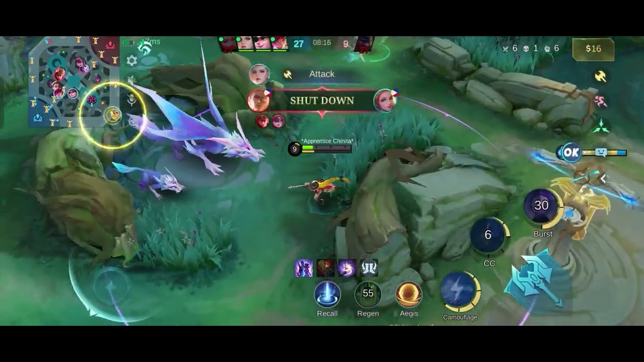 Defeating enemy on a BAD NETWORK || #MOBILELEGENDS #ONLINEGAMING