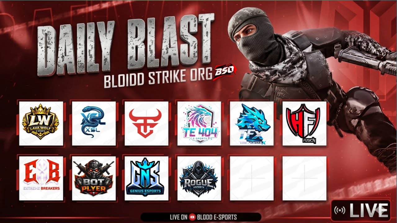 [LIVE]🚨 BLOOD STRIKE ORG 10 PM DAILY BLAST🔴