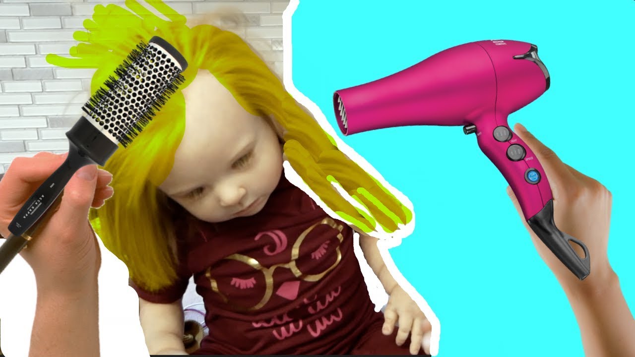 Silicone Baby Big Sister Hair Makeover #6