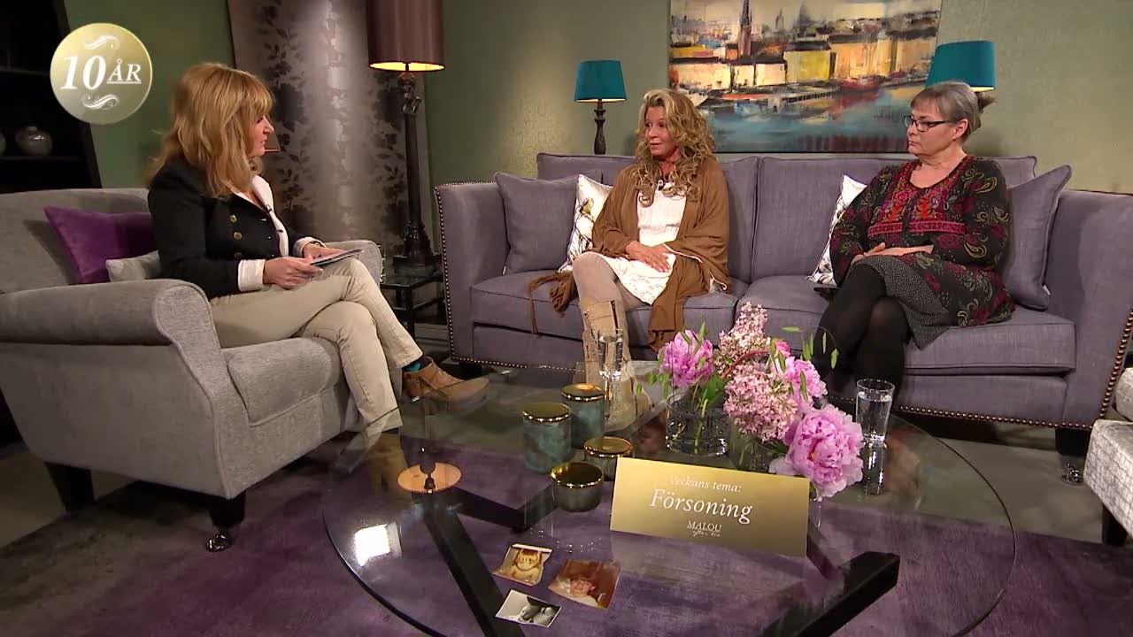 Försonades med sin barndom kantad av övergrepp - Malou Efter tio (TV4)
