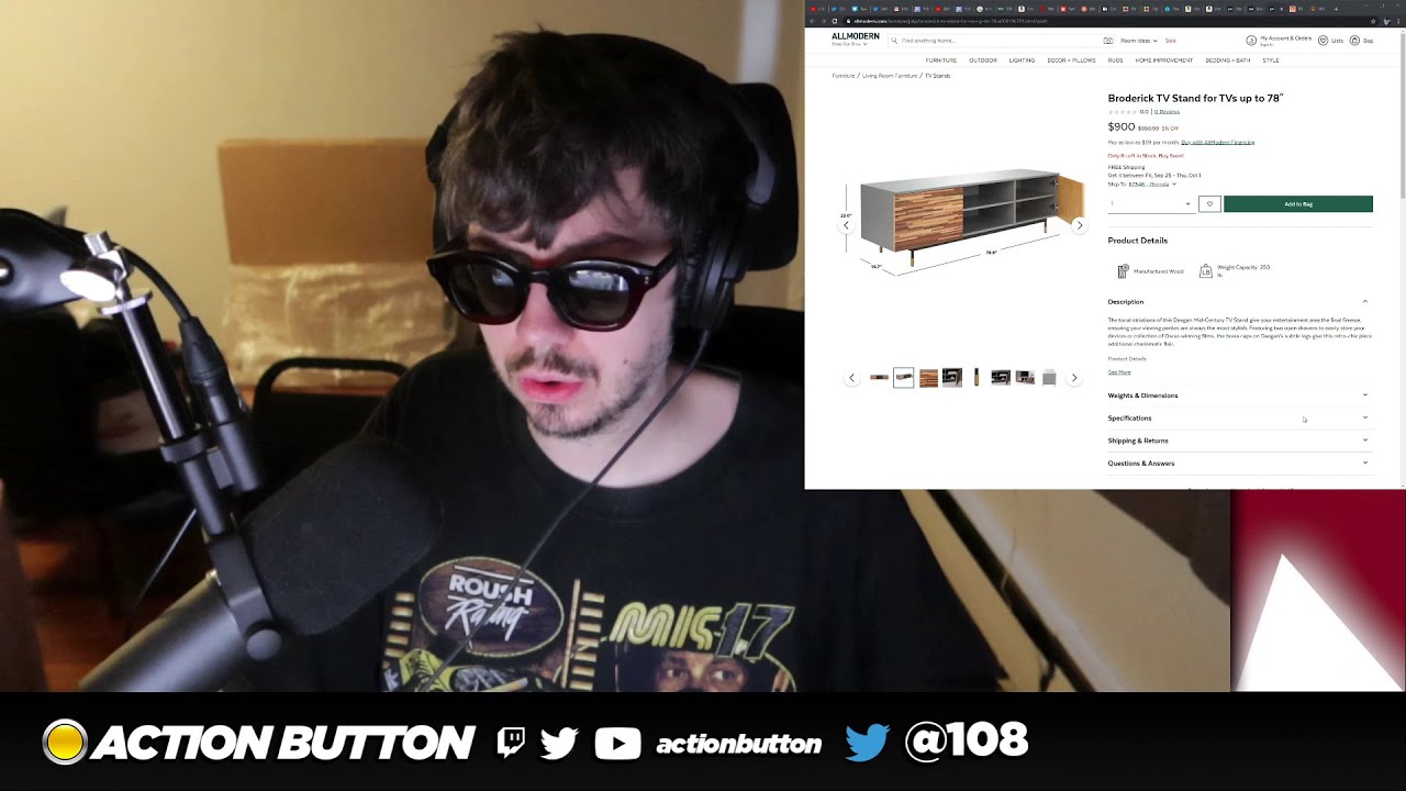i streamed furniture-shopping! (08282020)