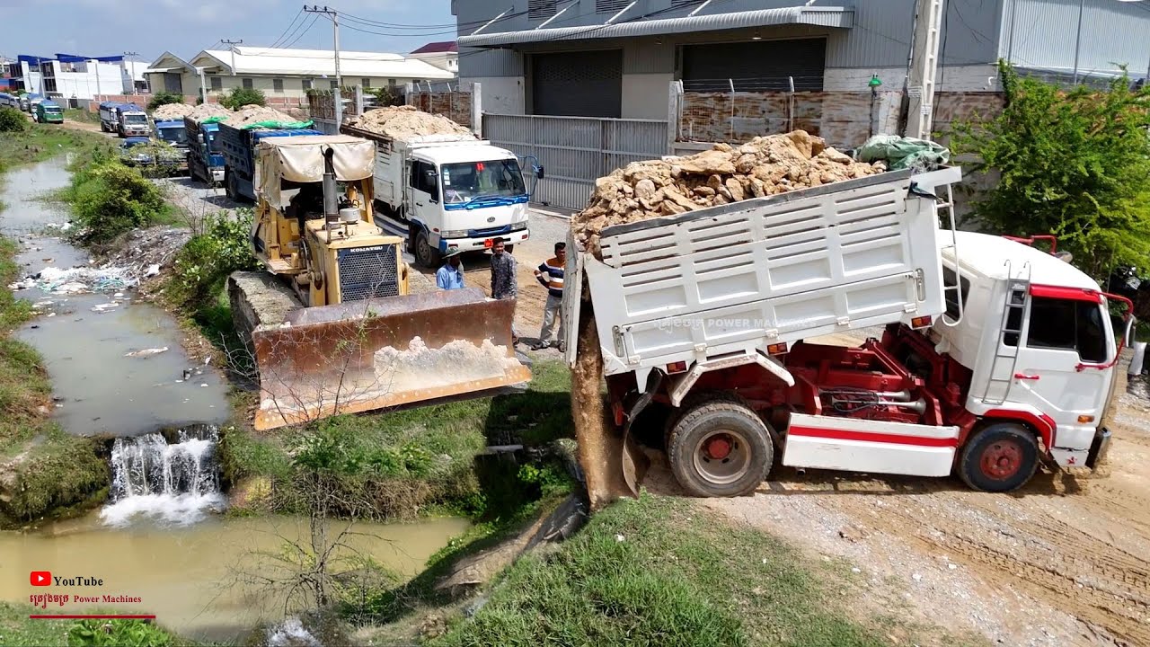Fantastic Activities Project! Plot of land In Low​ Slope Was Eliminate To High With 5T Team & Dozer