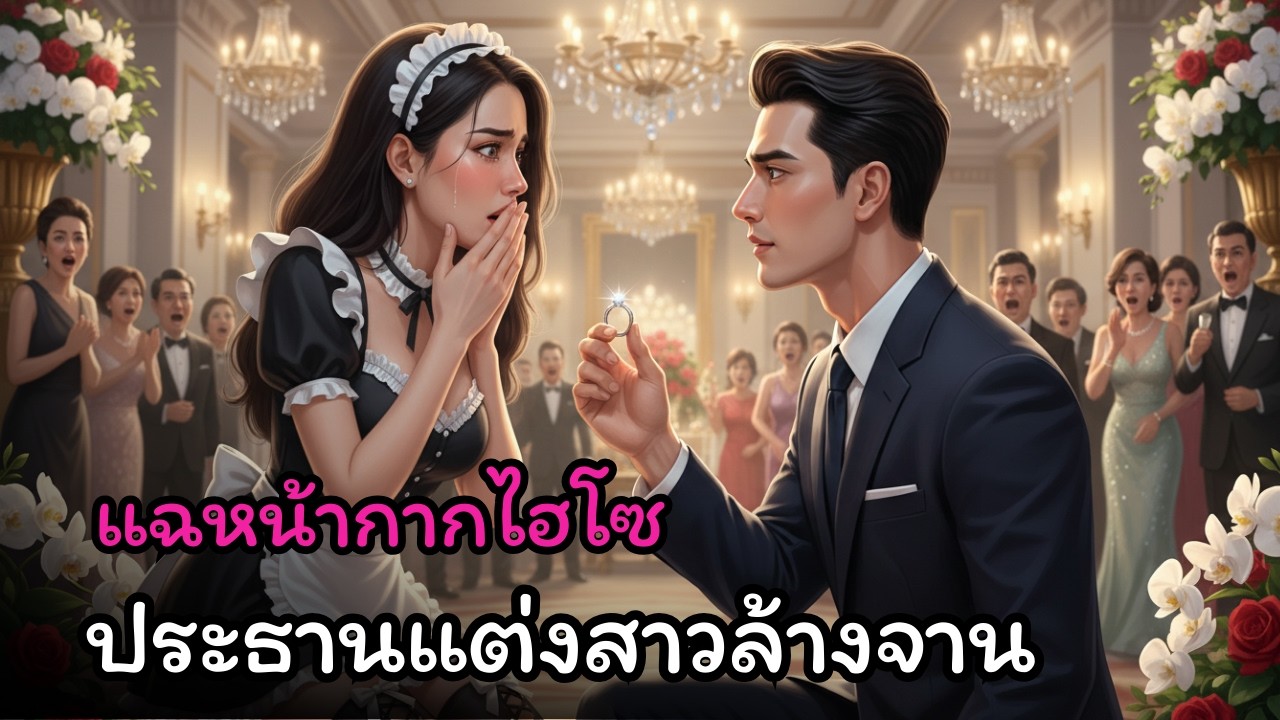 ตะลึงทั้งวงสังคม! ท่านประธานขอสาวล้างจานแต่งงานกลางงาน แฉหน้ากากไฮโซจอมปลอม