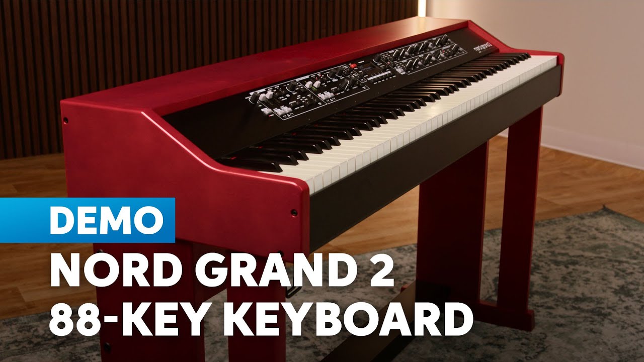 Nord Grand 2 88-key Stage Keyboard Demo with Jacob Dupre