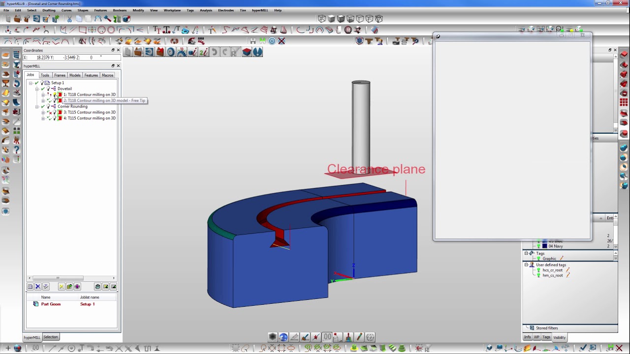 hyperMILL 2017.1 - 2D cycles