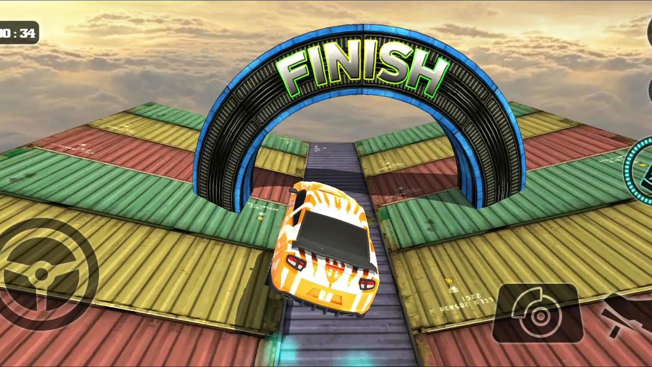 Impossible Stunt Car Tracks 3D #1 - Android gameplay