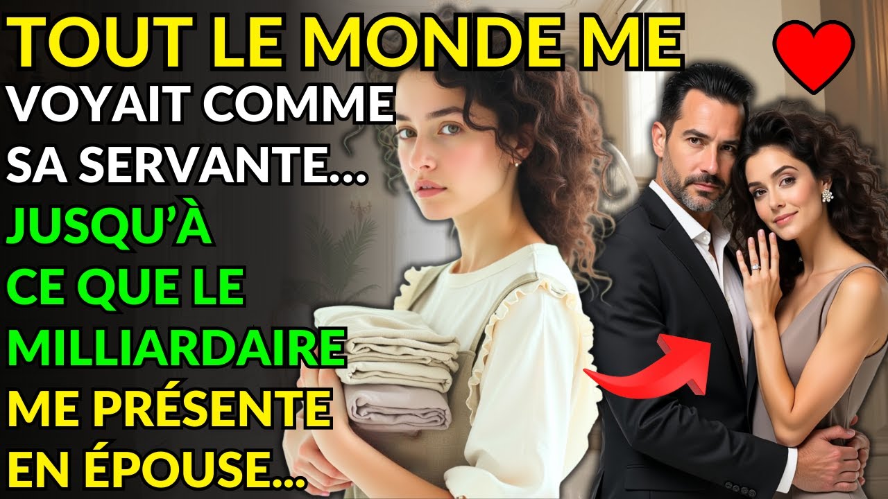 TOUT LE MONDE ME VOYAIT COMME SA SERVANTE… JUSQU’À CE QUE LE MILLIARDAIRE ME PRÉSENTE EN ÉPOUSE