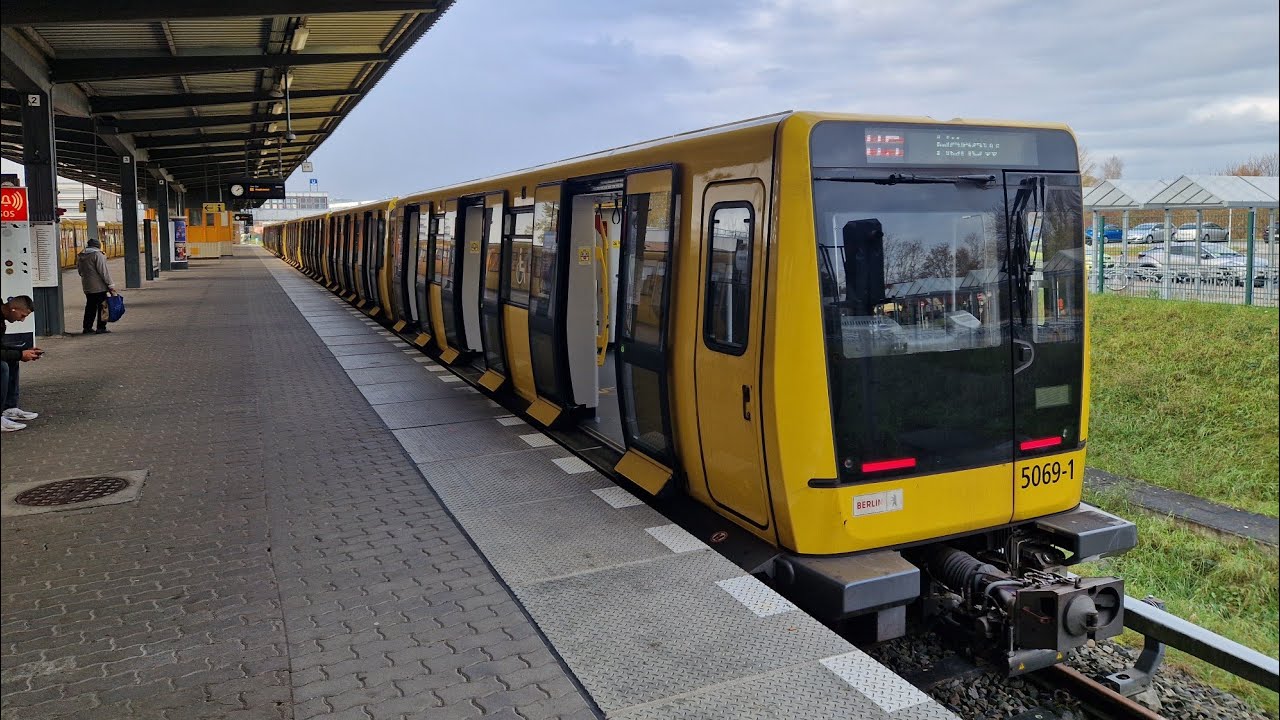 U-Bahn Berlin | Mitfahrt in der U5 von Frankfurter Allee bis Hönow im IK20 5068-3