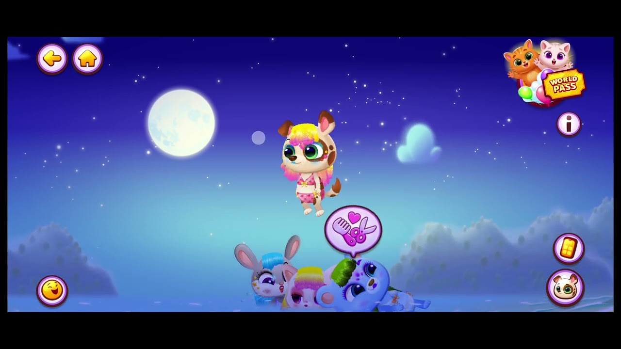 Mimmi invited 3 characters bagalo sky and duddu about beach party
