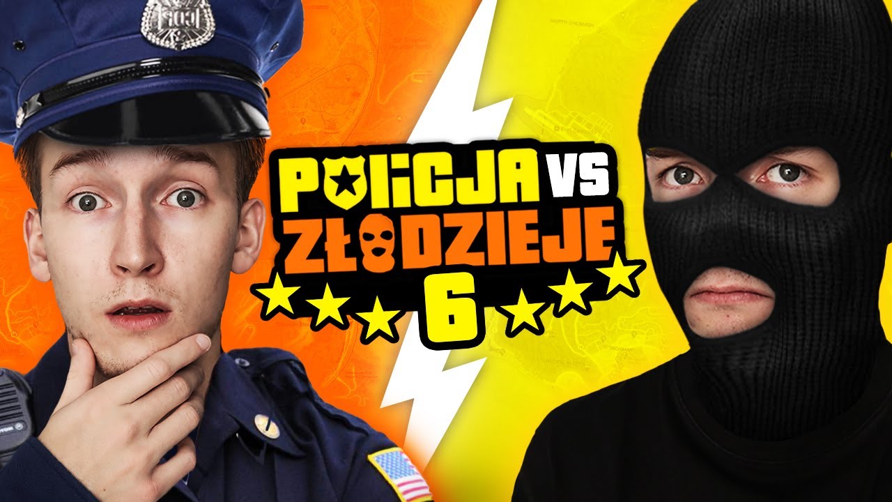 GTA V - POLICJA vs ZŁODZIEJE 6! #2 🕵️