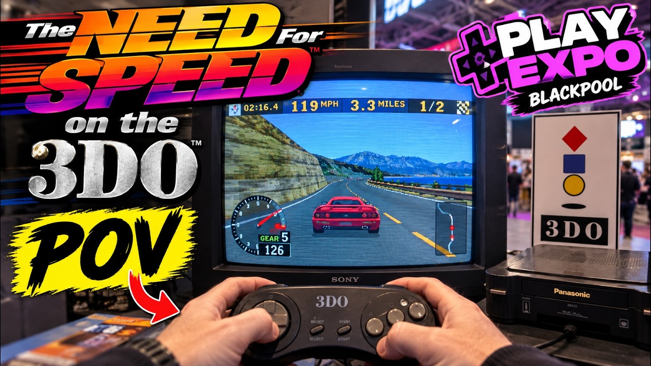 POV: Playing The Need for Speed on a REAL 3DO in 2026! | PLAY Expo Blackpool